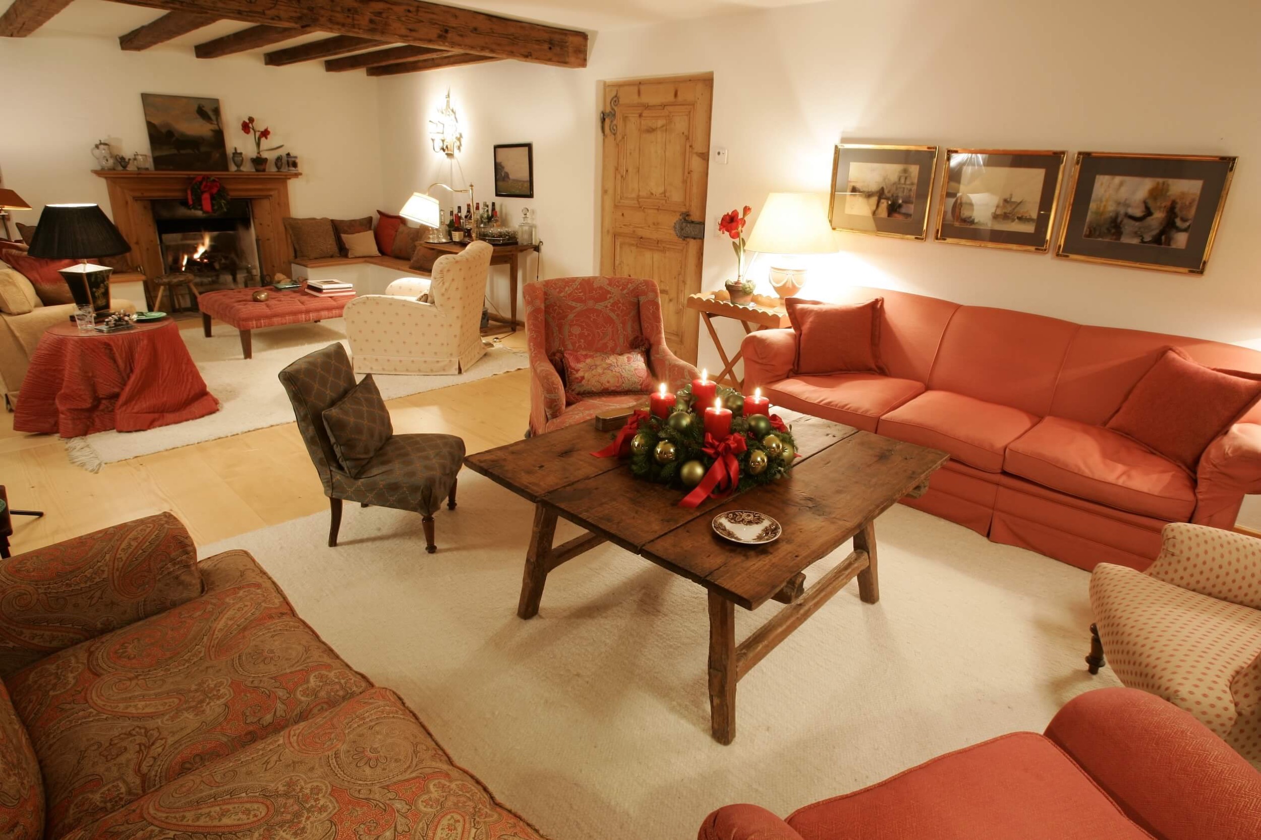 haus innen salon kamin